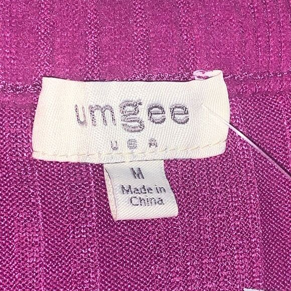 NWOT Umgee Women's Medium A Line Midi Side Slit Skirt Casual Soft - Picture 2 of 6